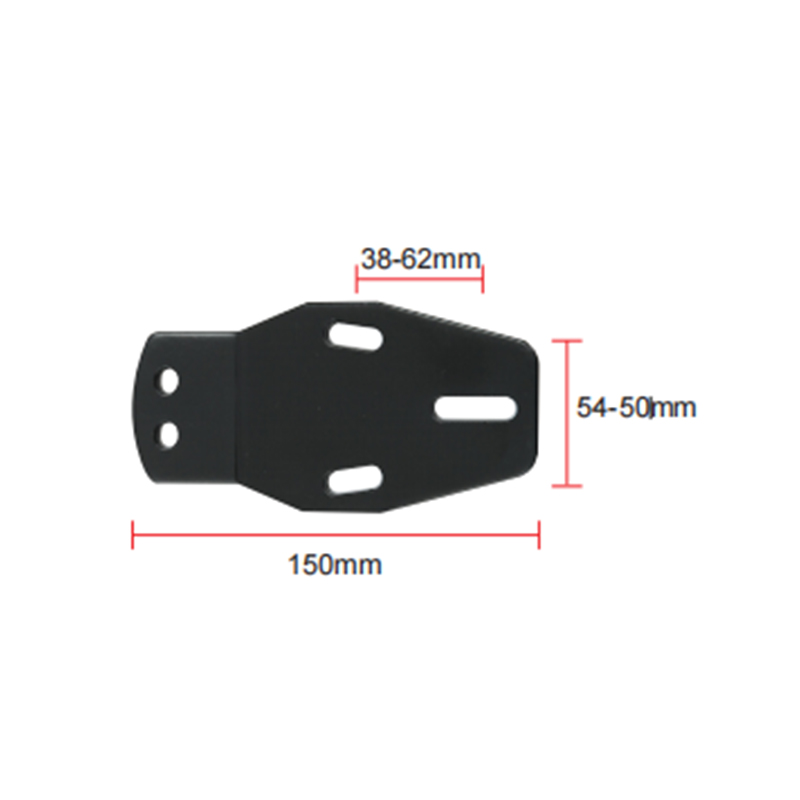385.2g 의자 철판 임베디드 플레이트 팔걸이 액세서리 컬럼 하단 플레이트 3 홀 스틸 플레이트 A-01